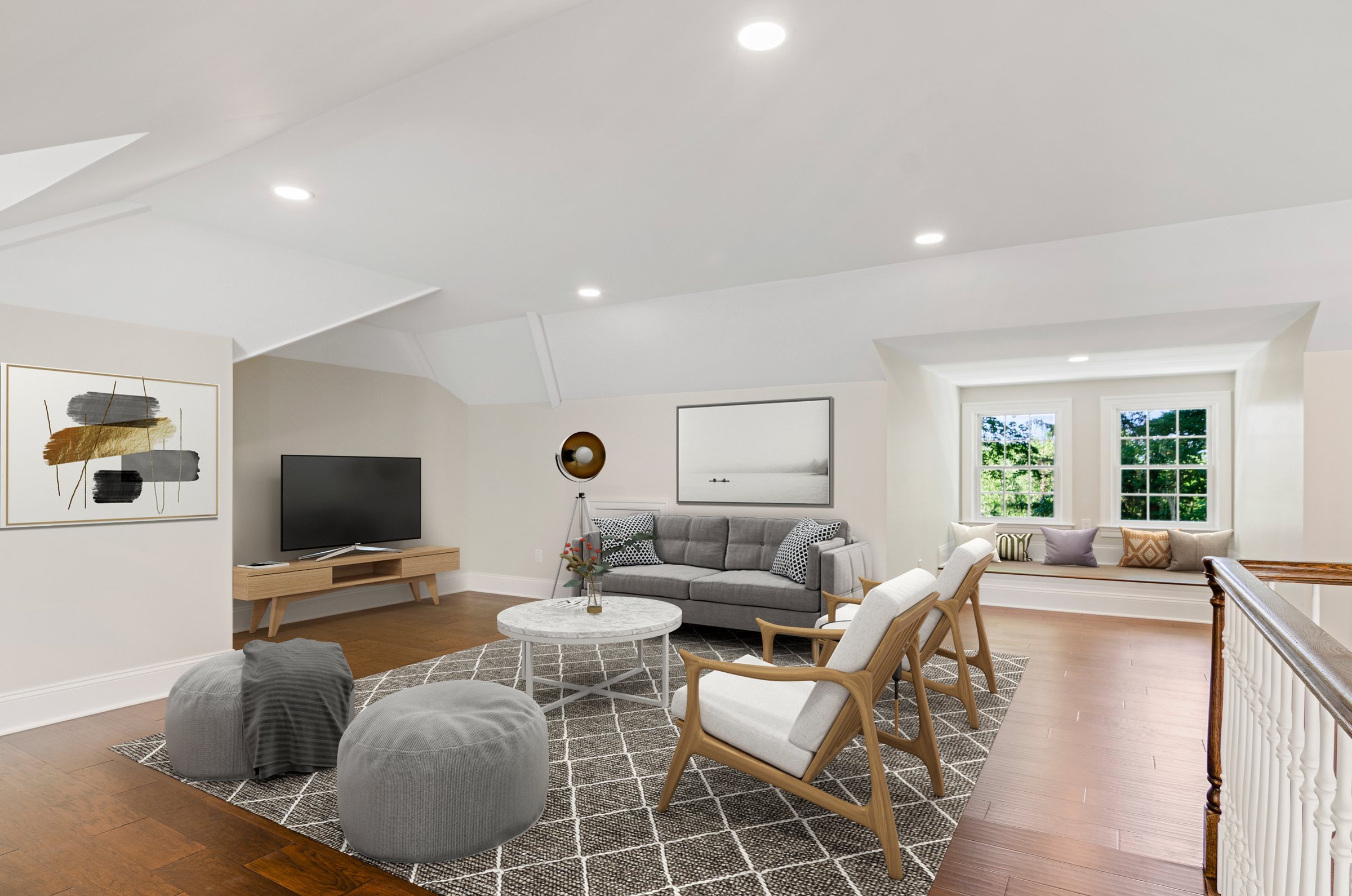 Attic Bonus Room Staged